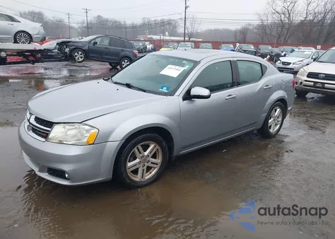 2013 Dodge Avenger Sxt из США, поврежденный, VIN 1C3CDZCB6DN619444
